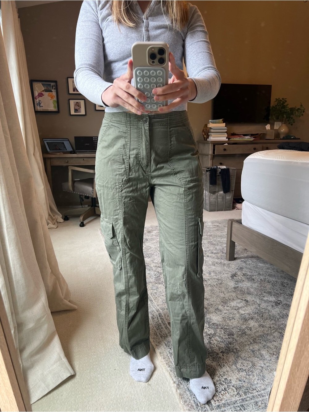 Abercrombie & Fitch Green Cargo Pants